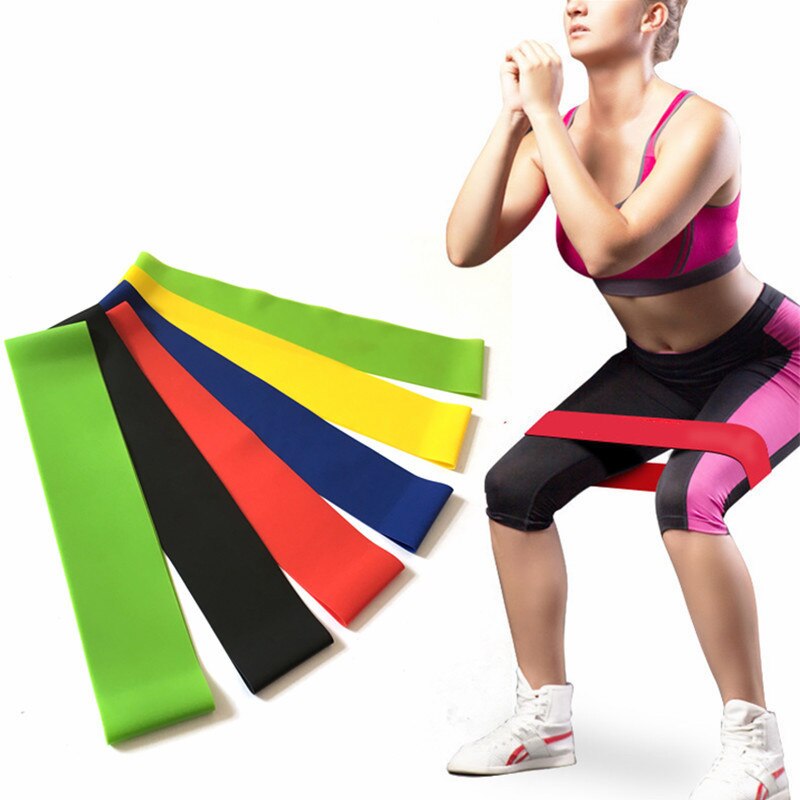 Yoga Fitness Ring - 5pcs Sabuk Ketegangan Yoga Sabuk Elastis