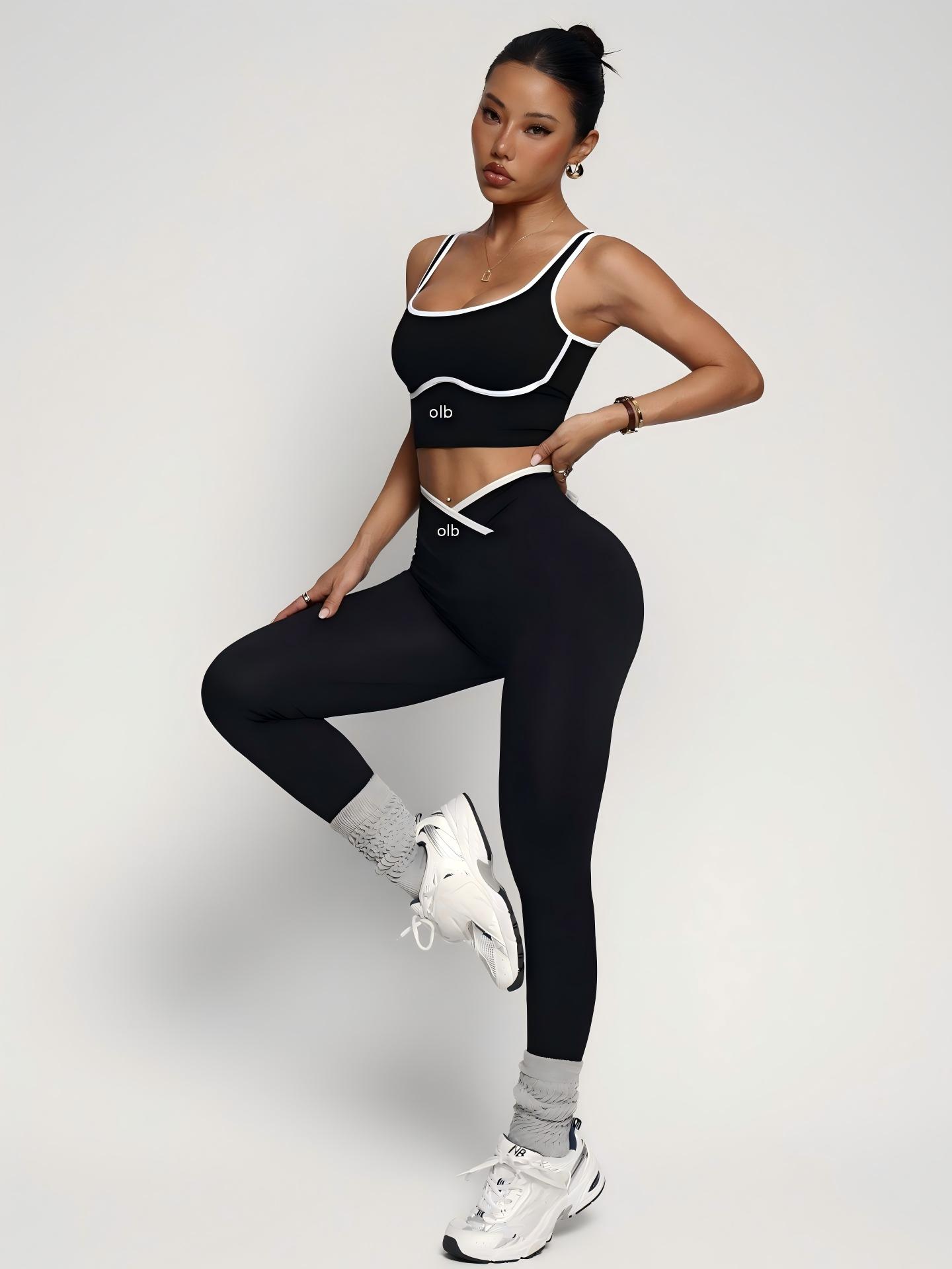 Yoga Fitness Wear - Setelan olahraga 2 potong baru, bra