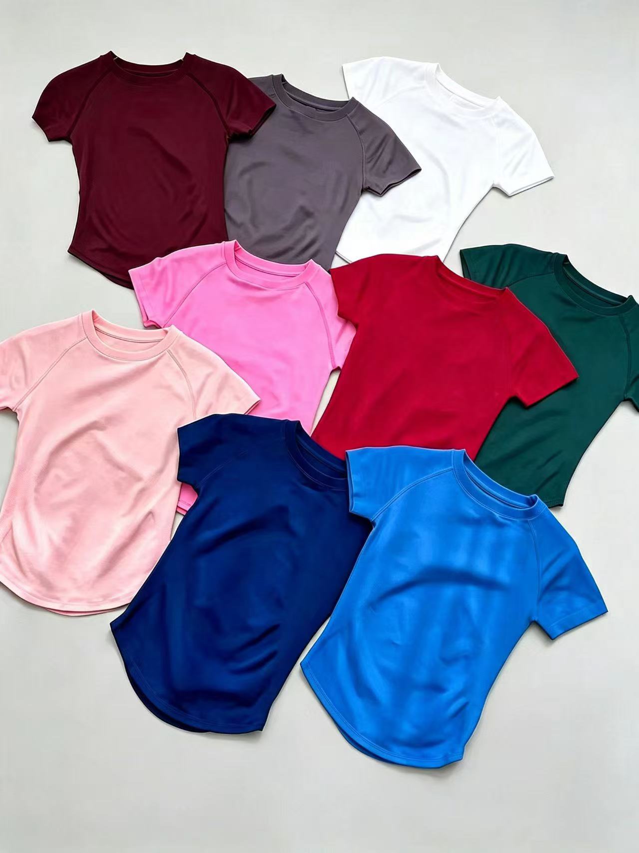 Yoga Fitness Wear - Atasan Olahraga Wanita DFUF Lengan Pendek