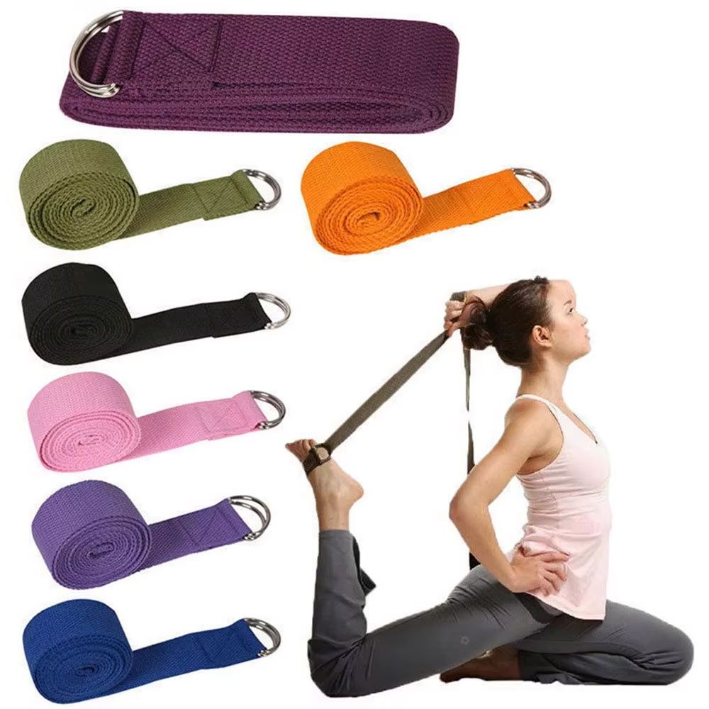 Yoga Fitness Ring - Tali Yoga Olahraga 180Cm Katun Tahan