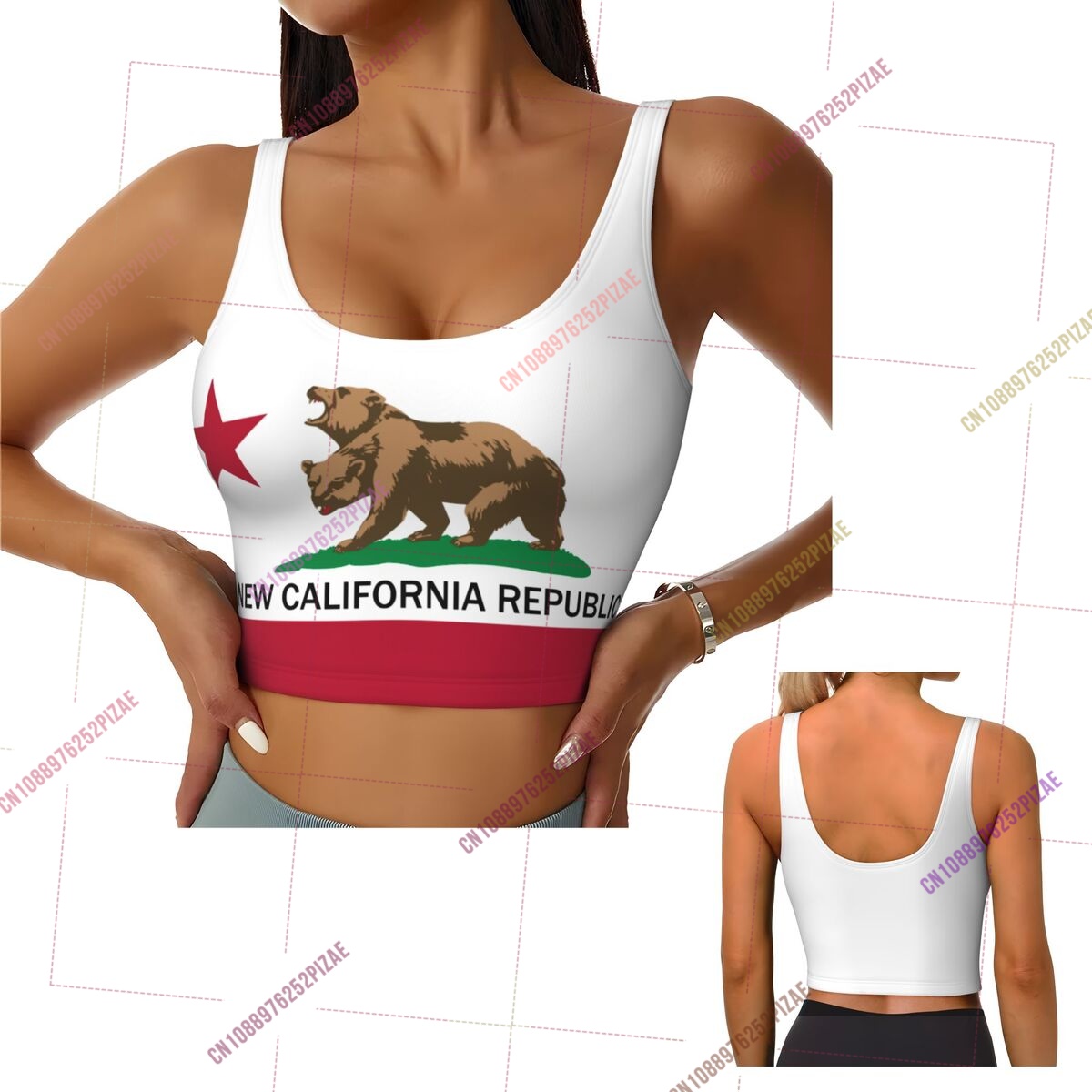 2026 California Flag Bra Olahr - Yoga Fitness California ulasan dan harga