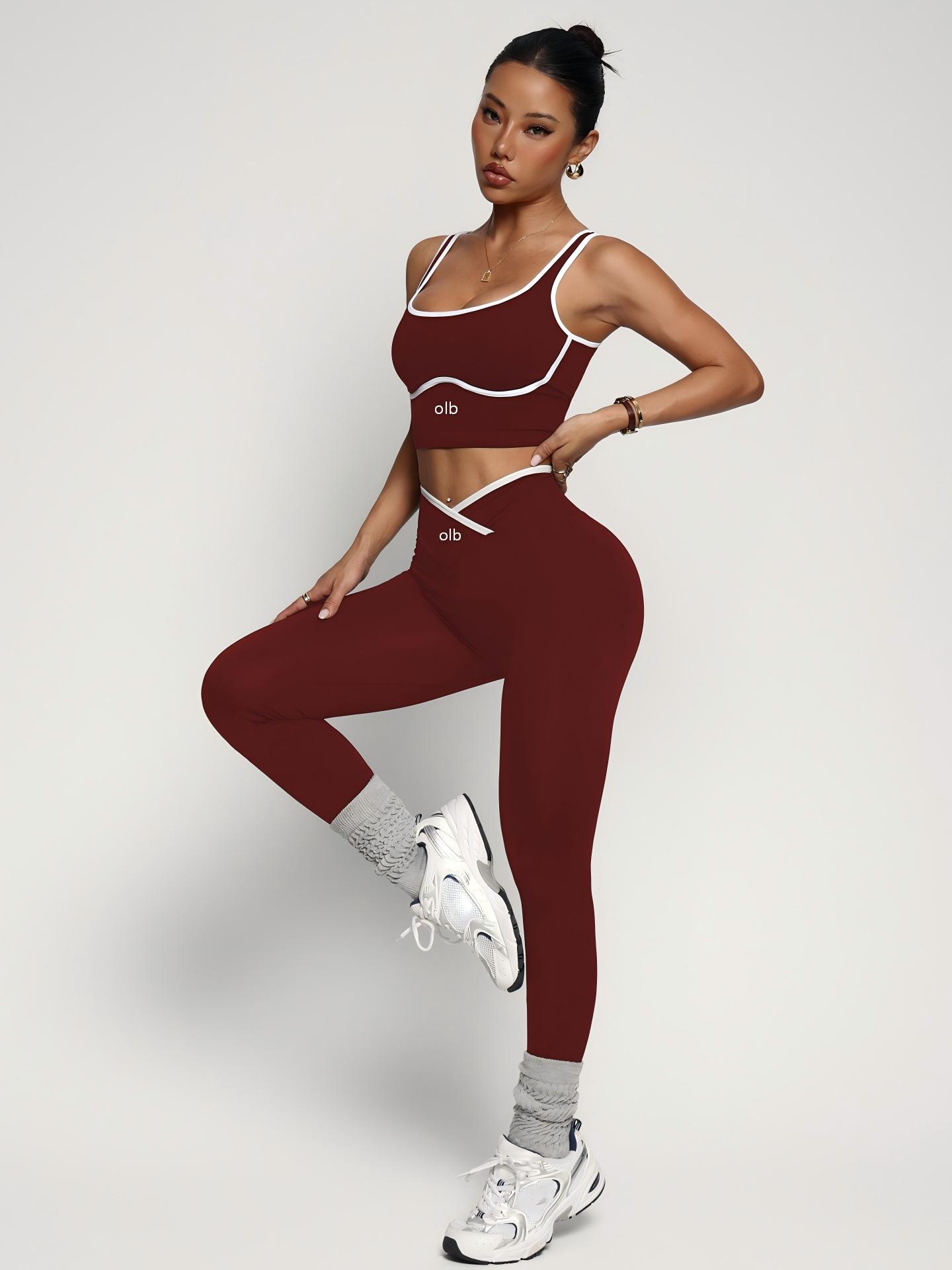 Setelan olahraga 2 potong baru - Yoga Fitness Wear ulasan dan harga