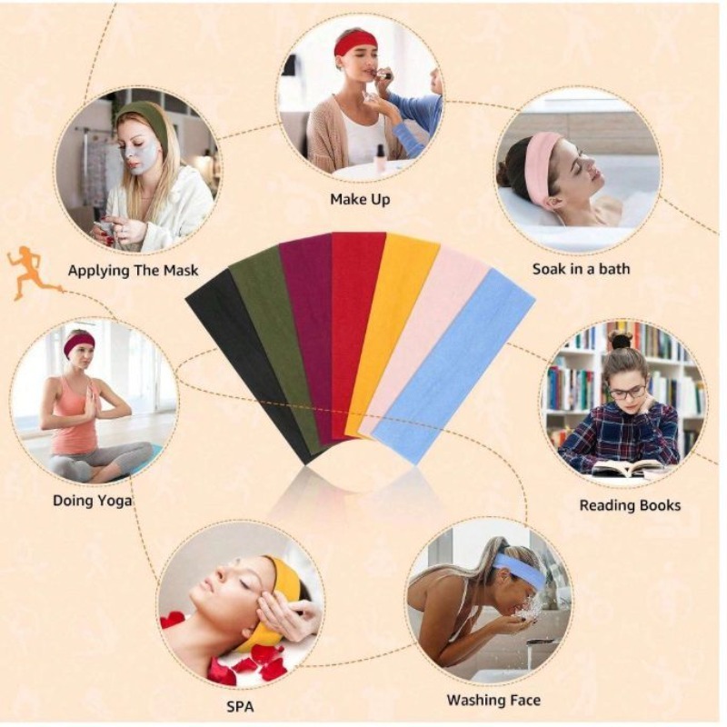 Ikat Rambut Olahraga Berwarna- - Yoga In Fitness First ulasan dan harga