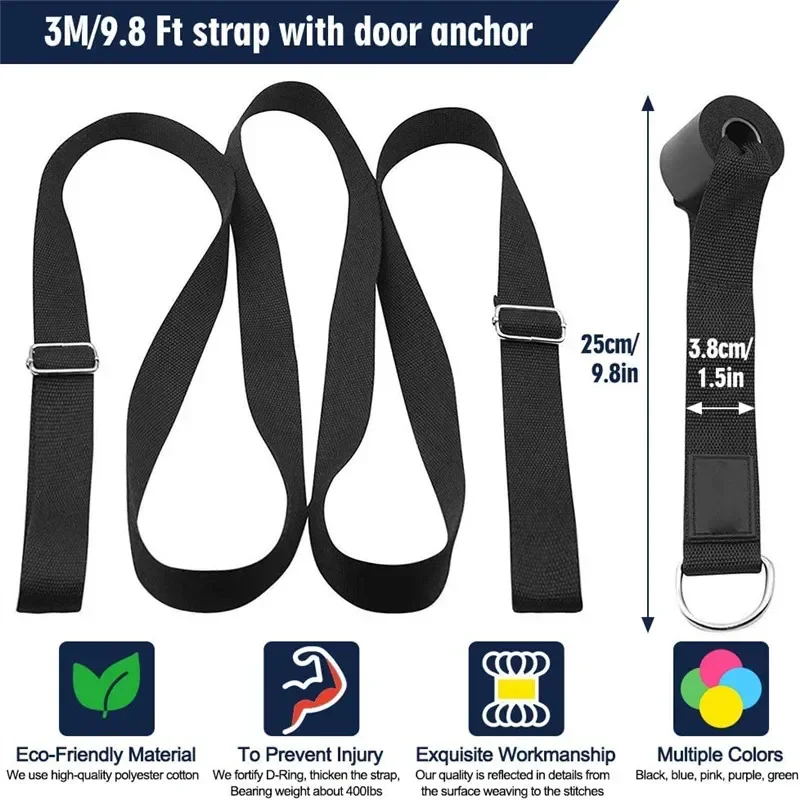 Tali Peregangan Yoga 3M, Tali  - Yoga Fitness Ring ulasan dan harga