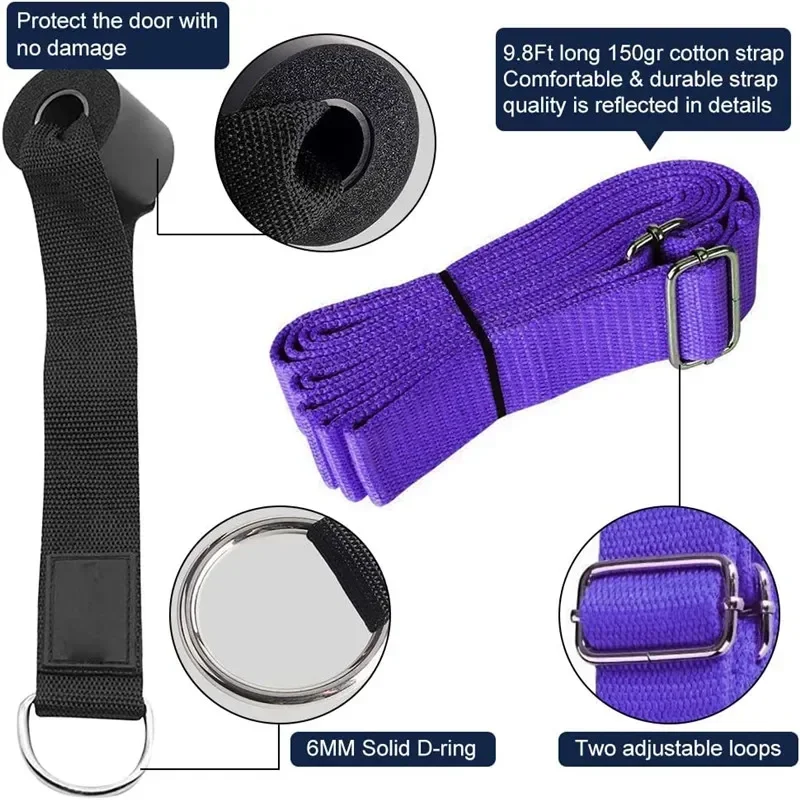 Tali Peregangan Yoga 3M, Tali  - Yoga Fitness Ring ulasan dan harga