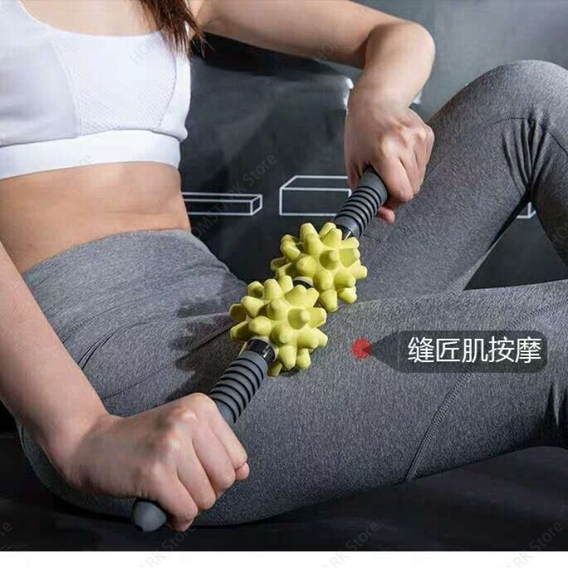 Tongkat Pijat Berduri, Roller  - Yoga Fitness Bar ulasan dan harga