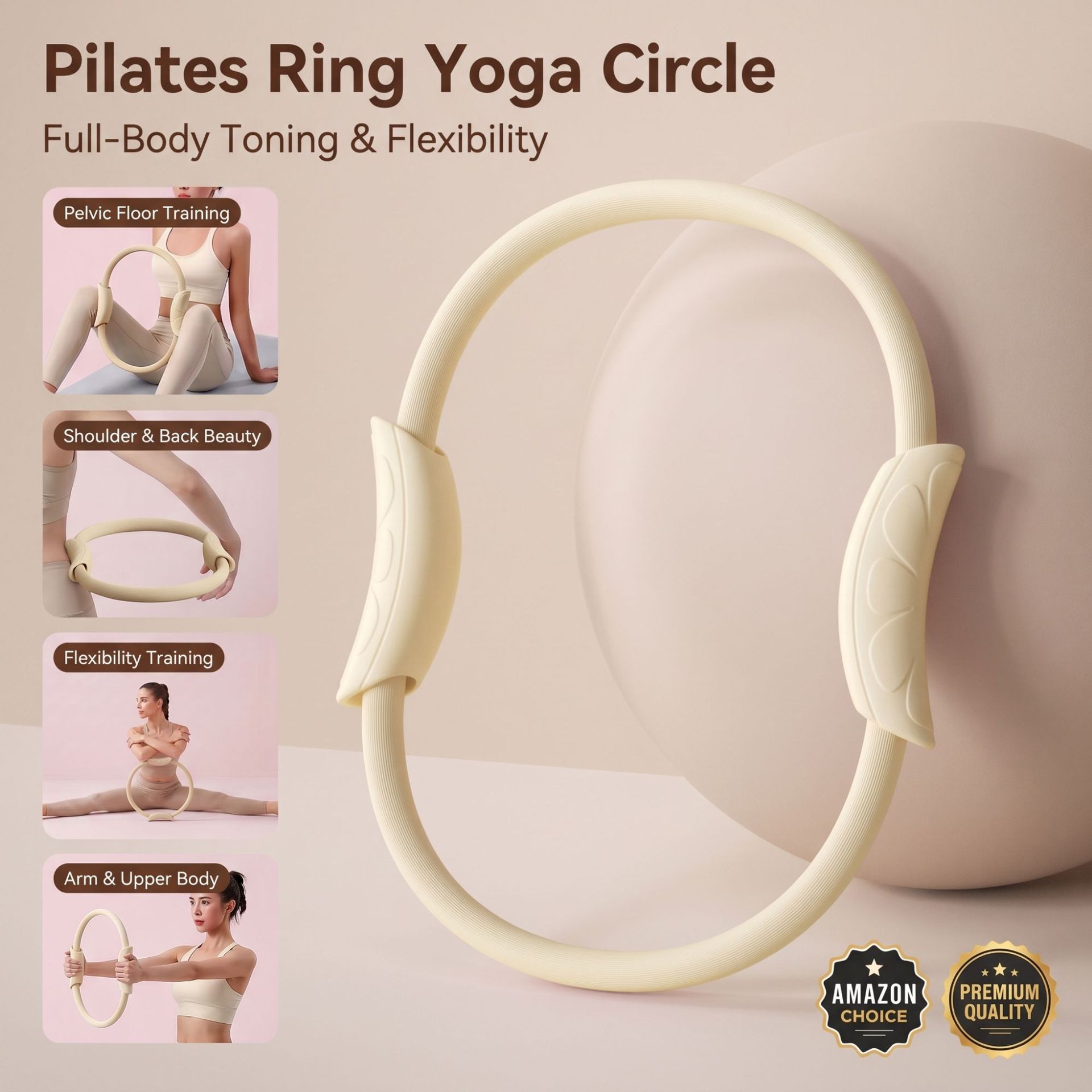 Ring Pilates, Ring Yoga, Alat  - Yoga Fitness Ring ulasan dan harga