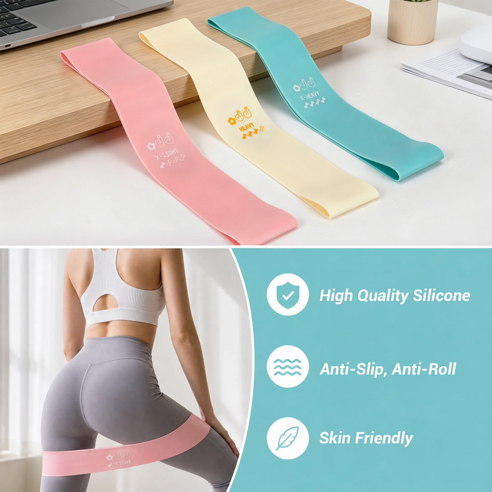 Set Latihan Pilates, Ring Pila - Yoga Fitness Bar ulasan dan harga